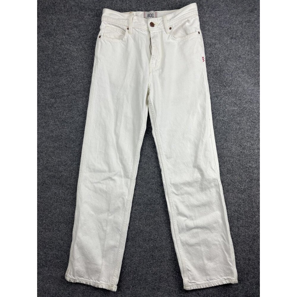 BDG Jeans Womens 29x30 White Straight Leg 100% Cotton Denim Casual Pants‎